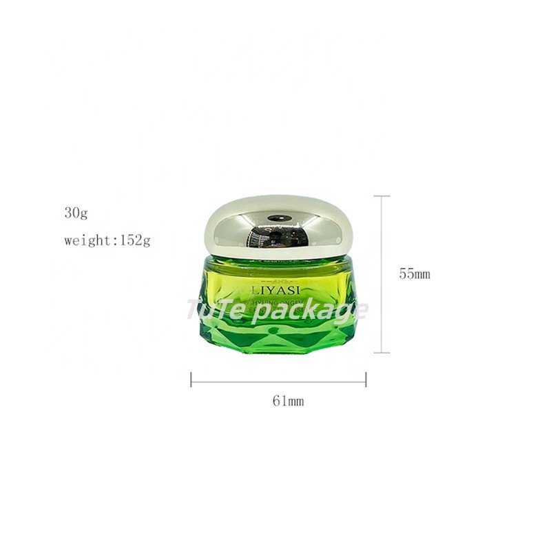 cosmetics essence milk pump glass spray bottle cream glass jar factory hot wholesale price jar glass bottle for cosmetics