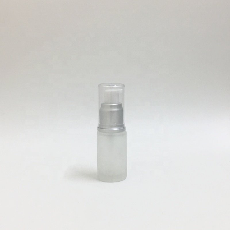 50ml 30ml 20ml glass pump bottles for skincare bottle serum glass bottle with gold or silver pump