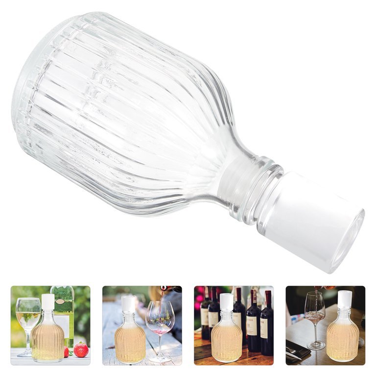 brand liquor glass bottle with cover