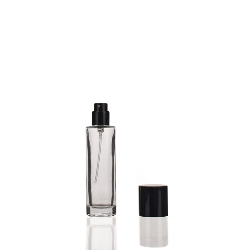Wholesale Custom 25ml Cylinder Spray Perfume Bottle in Stock Indonesia Malaysia Popular Perfume Bottle
