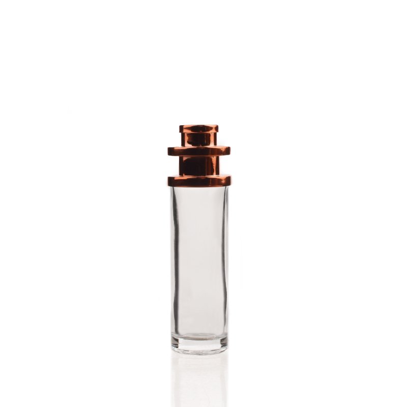Wholesale Custom 25ml Cylinder Spray Perfume Bottle in Stock Indonesia Malaysia Popular Perfume Bottle