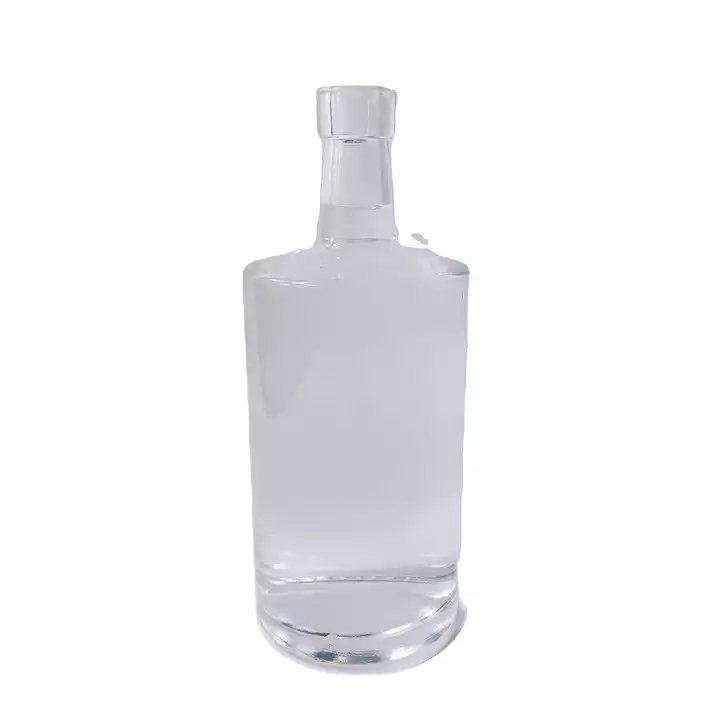 500ml 700ml 800ml glass bottle empty square glass bottle wine whiskey glass bottle