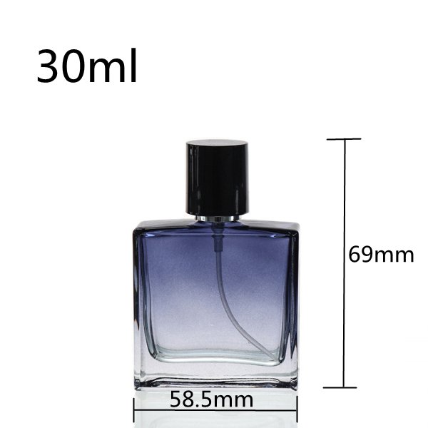 Homay highly quality 30ml perfume glass bottle with spray pump