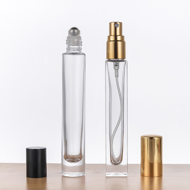 Cheap High Quality 5ml 10ml 20ml 30ml Perfume Atomizer Vials Sample Glass Bottle With Plastic Spray Pump Mini Tester Bottles