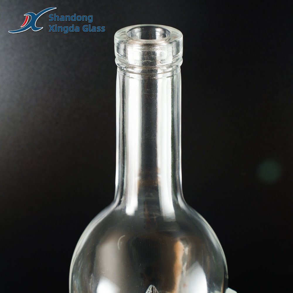 Wholesale China OEM ODM Flint Glass Liquor Spirits Water Drinks Beverage Drinks Bottles