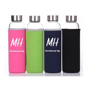300ml 420ml 500ml clear empty glass water bottles sports drinking bottles automotive glass bottles