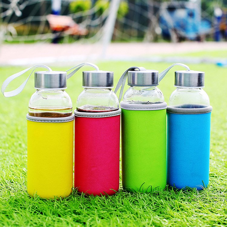 300ml 420ml 500ml clear empty glass water bottles sports drinking bottles automotive glass bottles