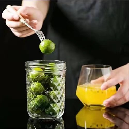 Wholesale 4oz 8oz 12z 20oz 100ml 200 ml 300ml 600ml High Quality Cheap Caviar Glass Jar Sealed Jam Jar/glass Bottle For Food