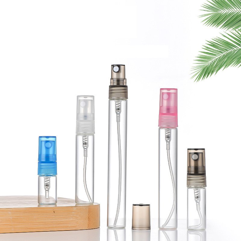 Customized Glass Tester Sample Vial 2ml 3ml 5ml 8ml 10ml Clear Mini Perfume Spray Glass Bottle