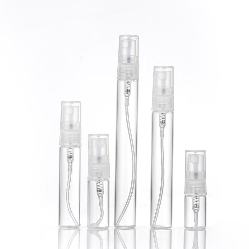 Customized Glass Tester Sample Vial 2ml 3ml 5ml 8ml 10ml Clear Mini Perfume Spray Glass Bottle