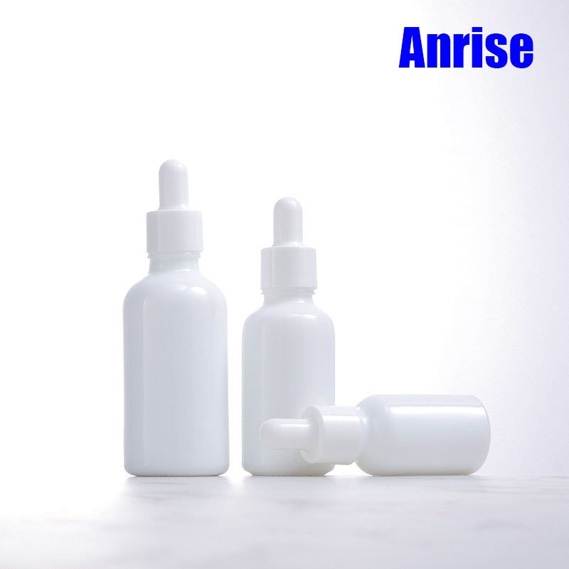 10ml 15ml 30ml Opal White Porcelain Unique Dropper Bottle Box Packaging 50ml 100ml Glass Cosmetic Serum Essential Oil Bottle