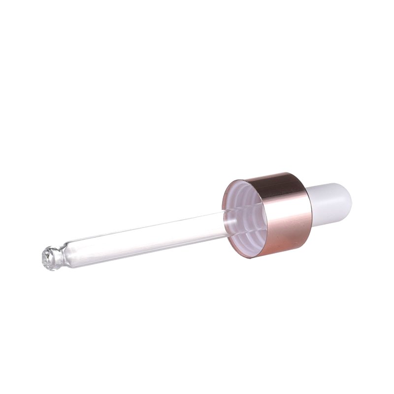 Cosmetic Packaging 30ml 50ml 100ml Hair Oil Essential Oil Perfume Pink Rose Gold Glass Dropper Bottle For Skin Care Packaging