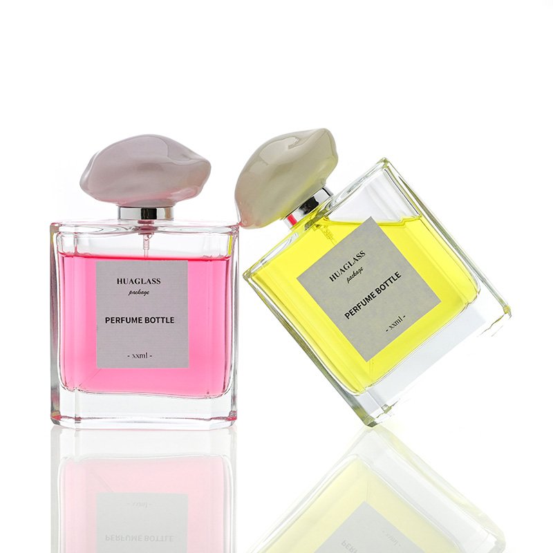 Unique Cloudy Shape Shape 100ml Glass Perfume Bottle Hot Sales Cologne Glass Bottles 100ml