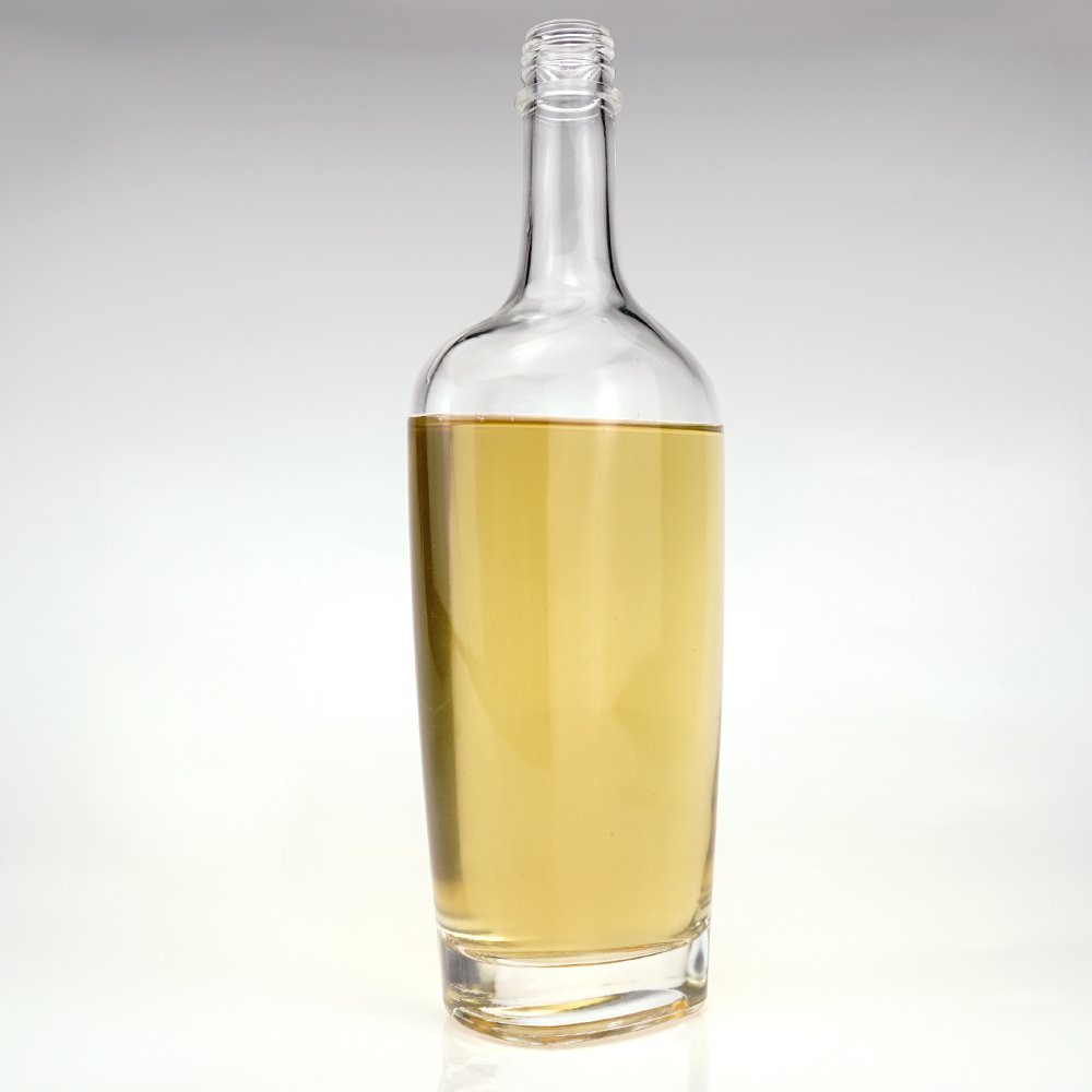 custom design wine liquor tequila gin bottles package 750 ml 1000ml 500 ml empty glass vodka bottle with screw cap