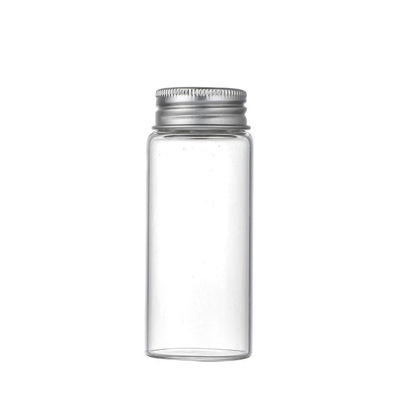 Wholesale Saffron Packaging Small Glass Bottle Airtight Storage Glass Jar With Lid