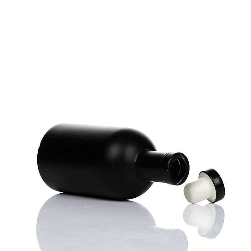 100ml 200ml 375ml 500ml 750ml 1000ml clear / frosted vodka alcohol spirits liquor whiskey alcoholic glass bottle with stopper
