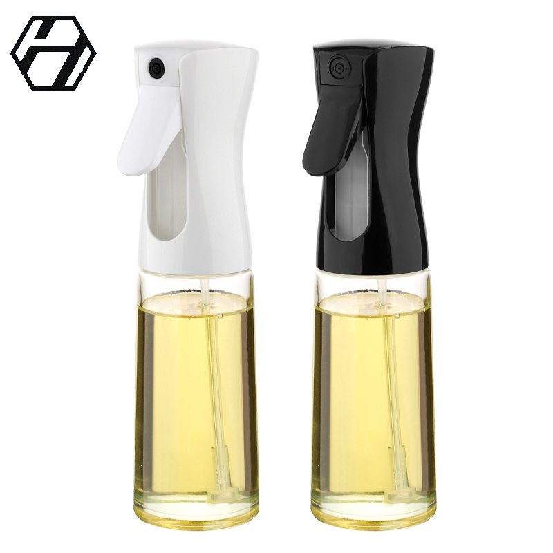 Multipurpose Portable BBQ Kitchen Plastic Glass Olive Oil Sprayer for Cooking Vinegar Oil Spray Bottle