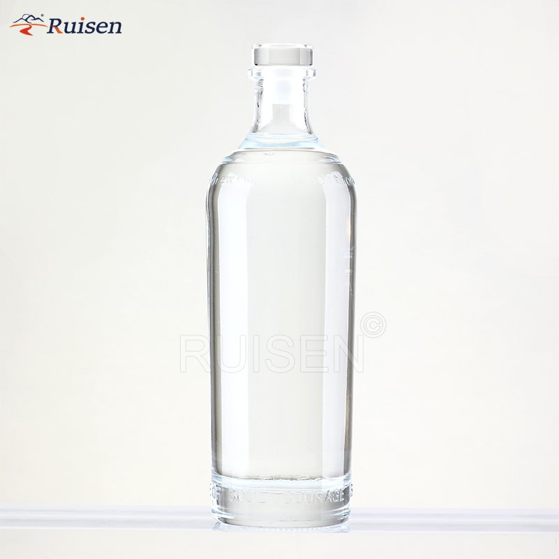 Custom 700ML 750ml glass bottles flint glass whisky gin vodka bottle 1 L glass bottles