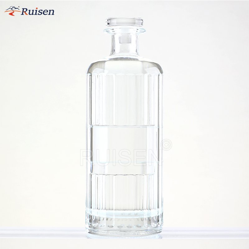 Custom 700ML 750ml glass bottles flint glass whisky gin vodka bottle 1 L glass bottles