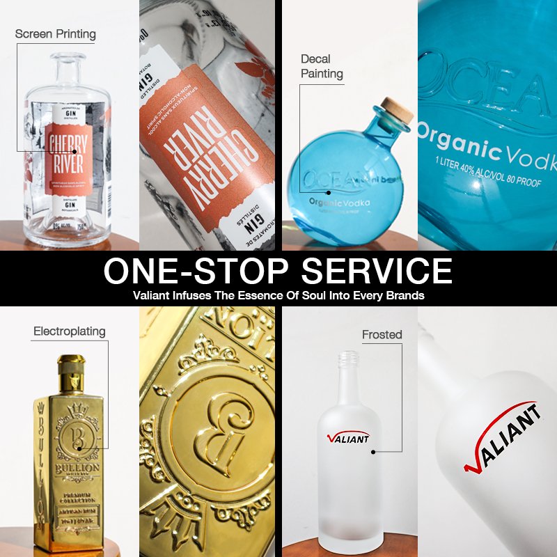 700ml Cylindrical Shape Glass Thin bottom Bottles 750ml whiskey Bottle for Liquor Tequila 1L Vodka Glass Bottle 1000ml with Cork