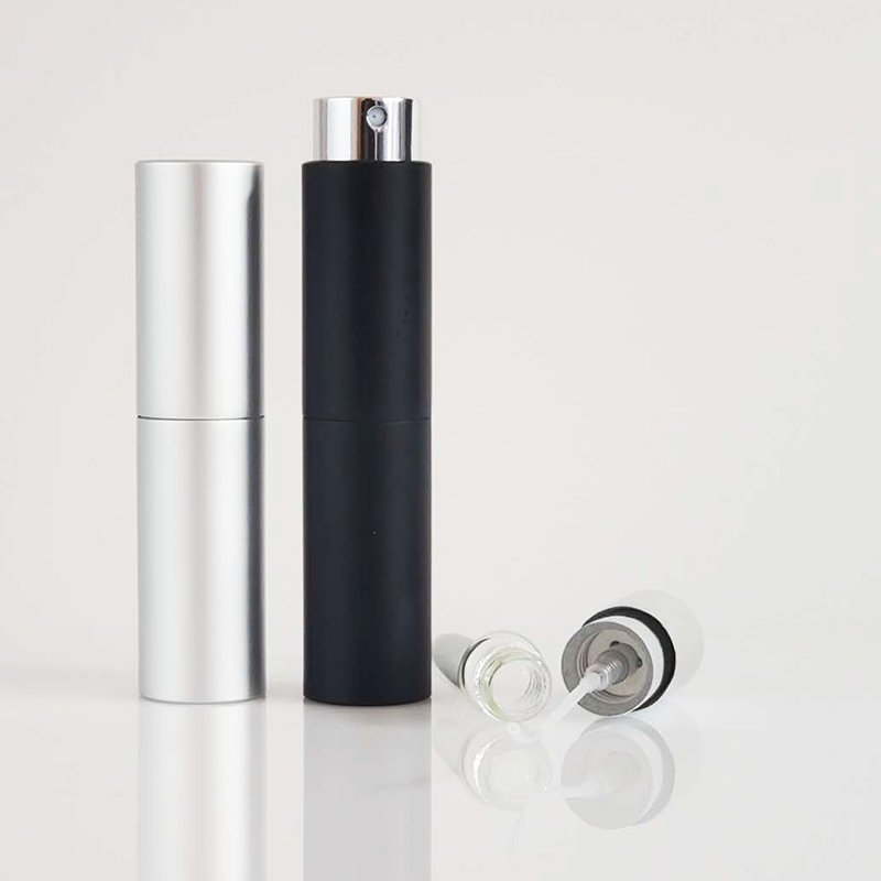 10ml 15ml 20ml Recargable Aluminum Material Light Blue Mall Atomizer 8ml Empty Bottle Of Perfume With Water Mist Pump