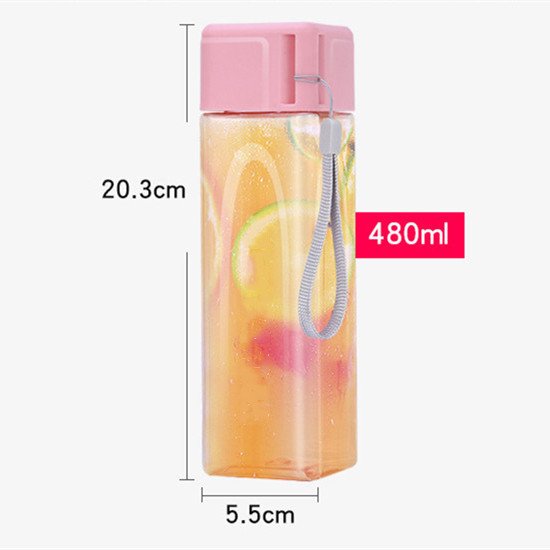 Custom Wholesale Cheap Plastic Water Bottle School Sports Outdoor 500ml BPA Free Plastic Drink Water Bottles