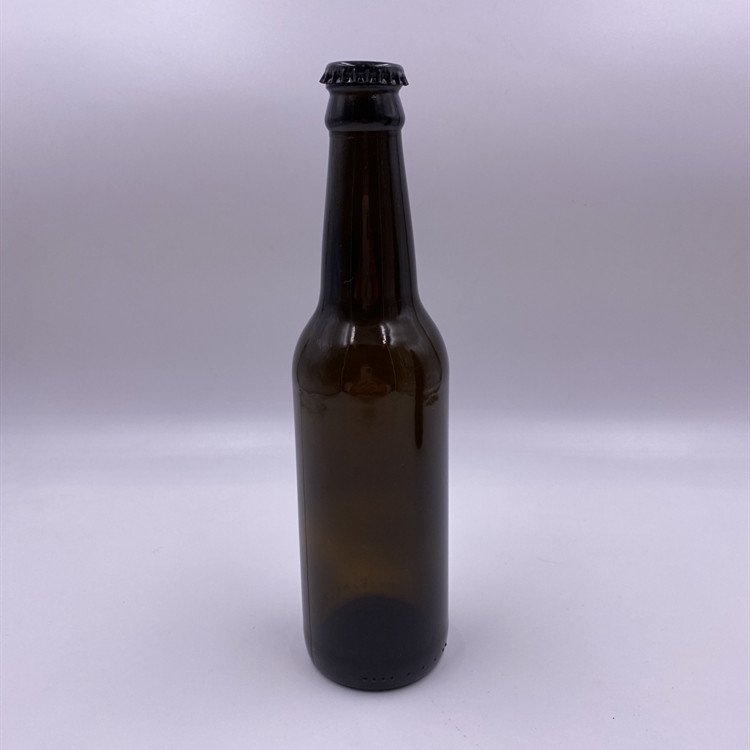 Wholesale china beer glass bottle 500ml amber bottle Amber Liquor Bottle