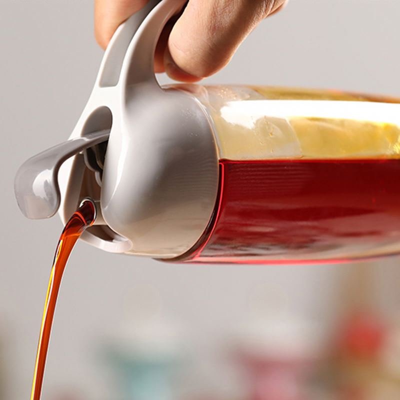 6.5 Oil Kettles Household Glass Oil Kettles Kitchen Leak-Proof Olive Oil Bottles