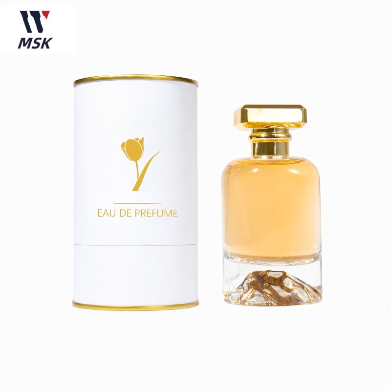 Design 30ml 50ml Cosmetic Packaging Clear Fragrance Empty Luxury Female Parfum Glass Spray Perfume Bottle