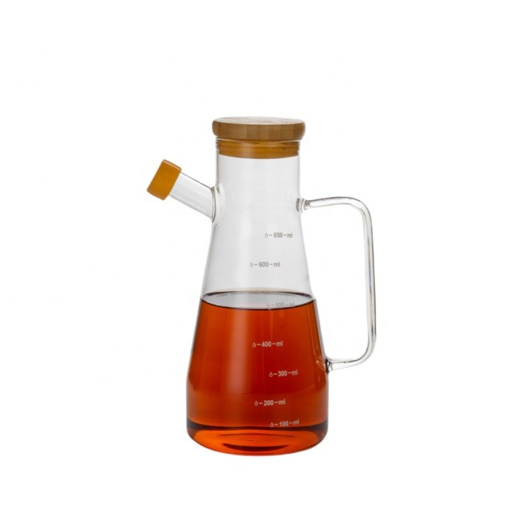 Borosilicate Glass Leakage-Proof Vinegar Oil Bottle For Restaurant Glass Bottle For Oil Or Vinegar Home Hotel Oil Vinegar Cruet