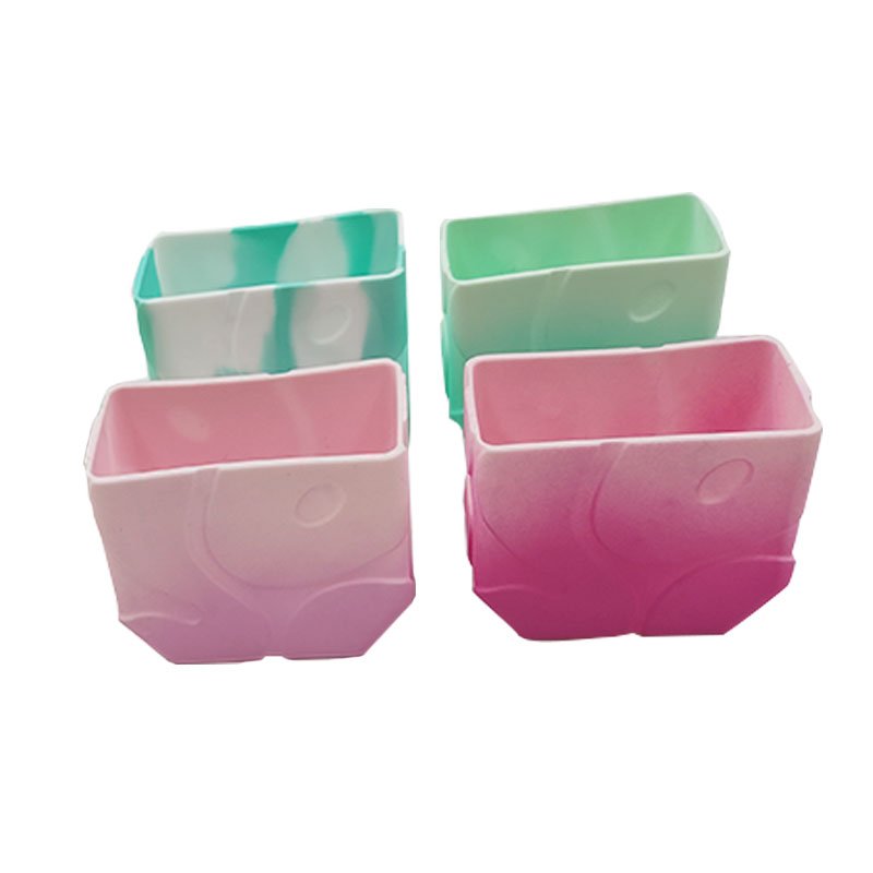 Simple Design Anti-Slip Silicone Sleeve Heat Resistant Cup Holder for Glass Bottle Protective Cover