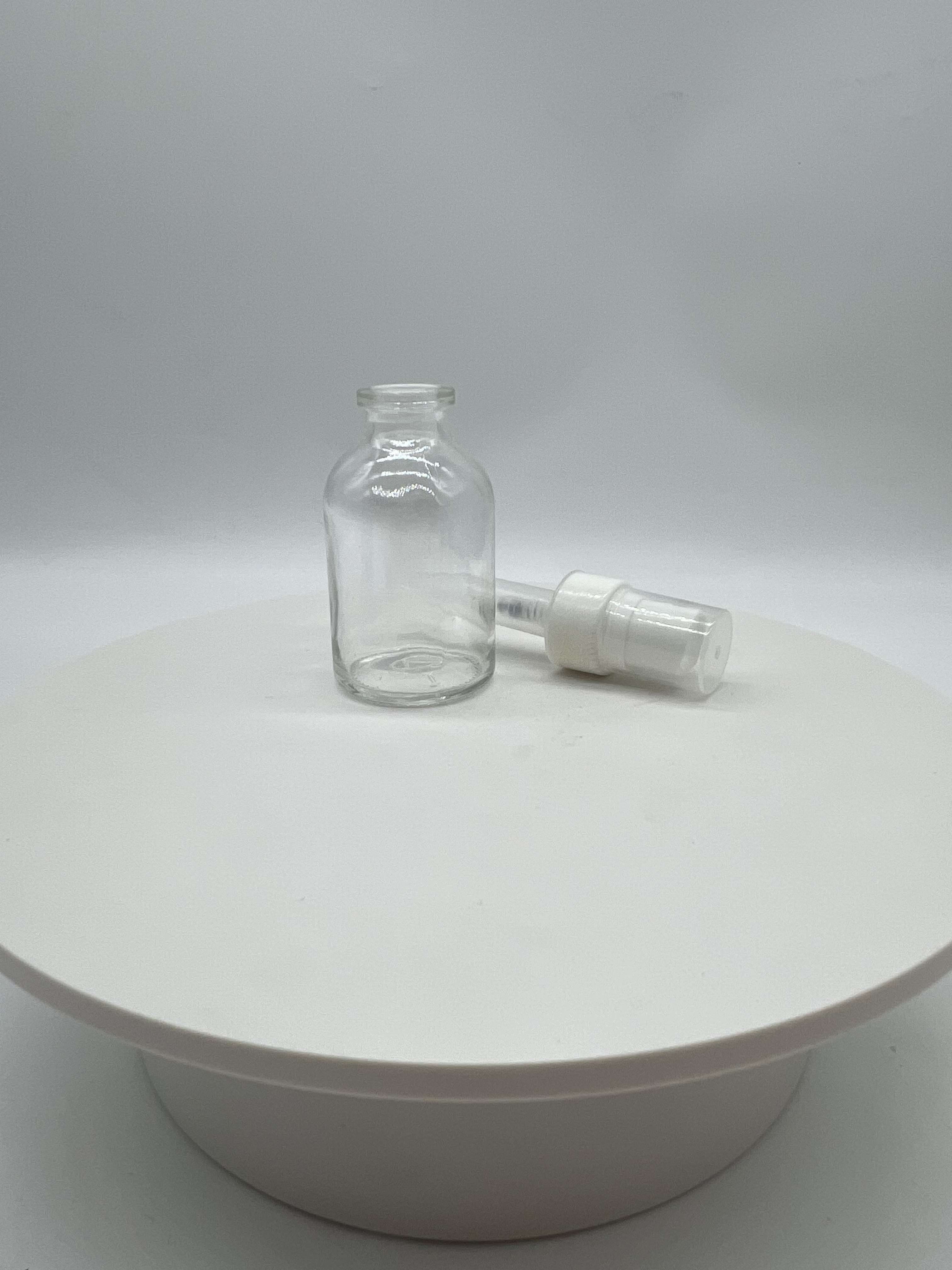 hot sale empty 10ml 20ml 30ml 50ml 60ml SPG Shandong glass bottle mist spray frosted serum bottle snap on sealed mist spray