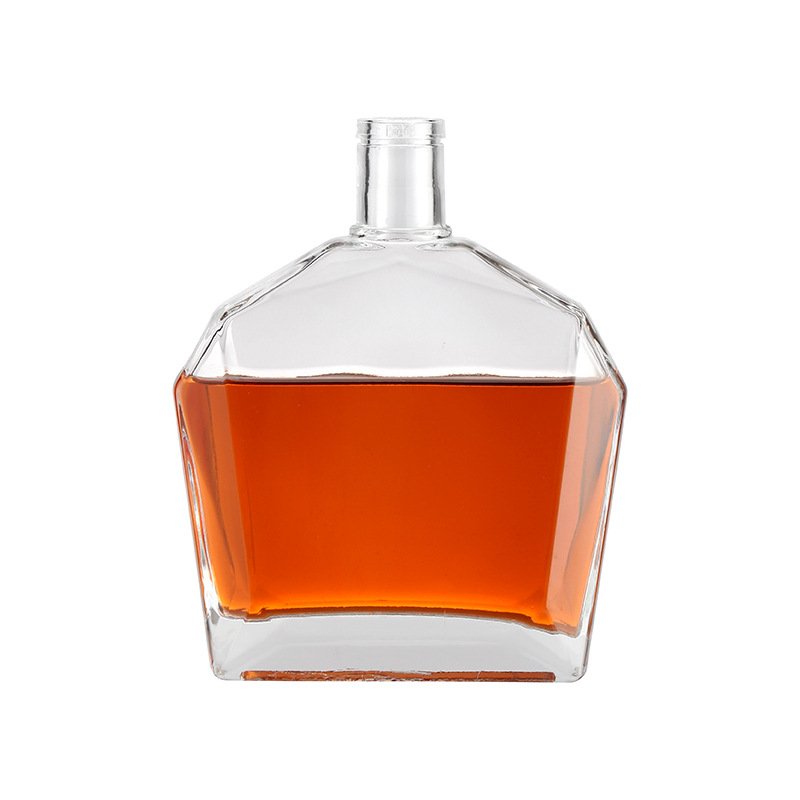 2025 New Design Vodka 700ml 750ml 1000ml Customized Empty Glass Bottle For Sale