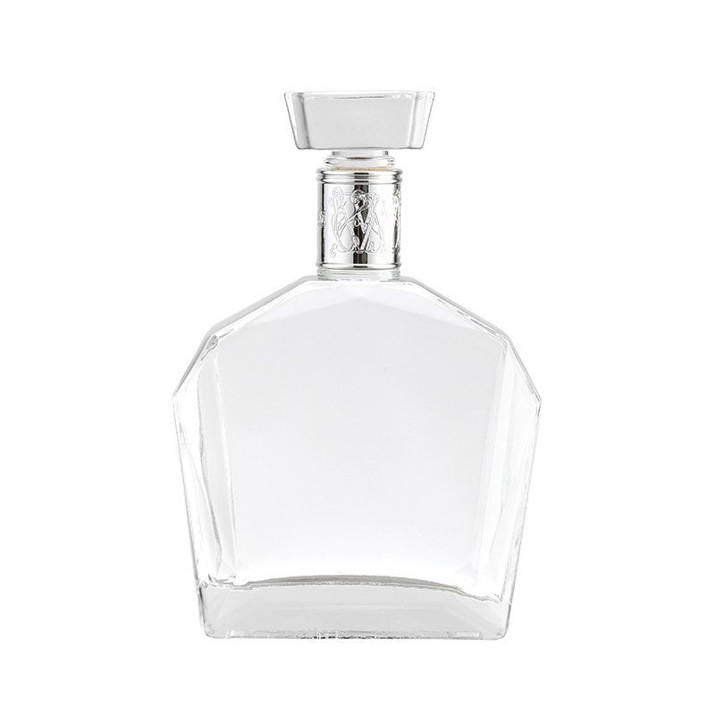 2025 New Design Vodka 700ml 750ml 1000ml Customized Empty Glass Bottle For Sale