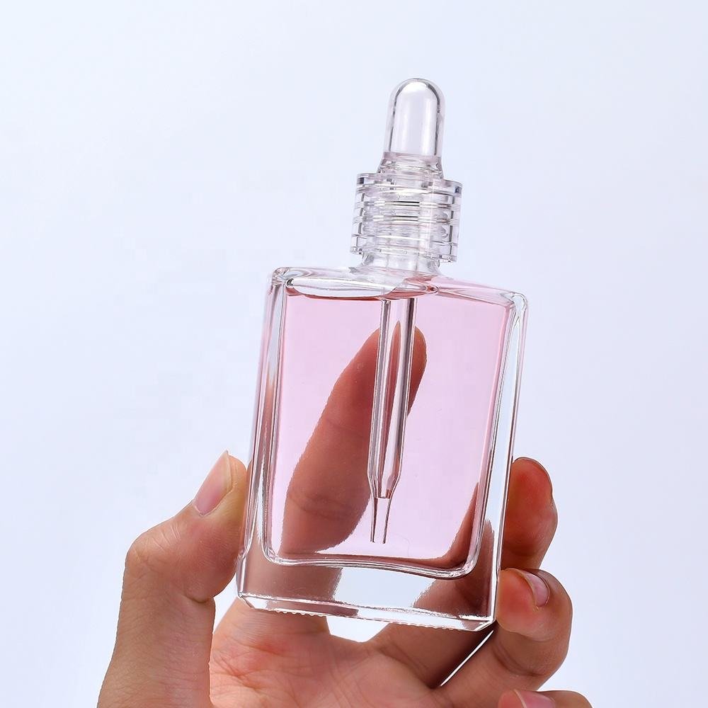 Glass Luxury Oil Bottle with Crystal Factory Direct Wholesale High Quality 30ml 50ml 100ml Cosmetic Screen Printing PUMP Sprayer