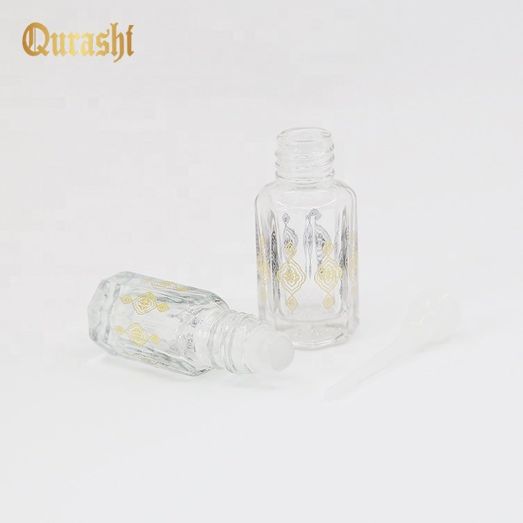 6ml octagonal glass bottle