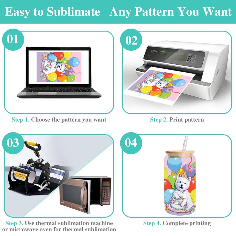 Sublimation Blanks 16oz Drinking Libbey Clear Frosted Glass Bottles Beer Can Glass Cup Tumbler with Bamboo Lid and Straw