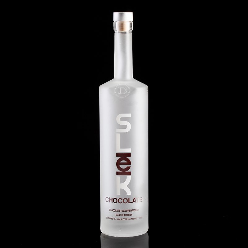 Jingbo 500ml 700ml Frosted Liquor Vodka Whiskey Gin Rum Glass Bottle