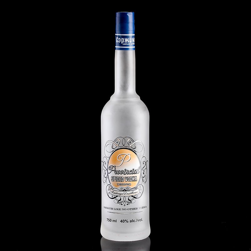 Jingbo 500ml 700ml Frosted Liquor Vodka Whiskey Gin Rum Glass Bottle
