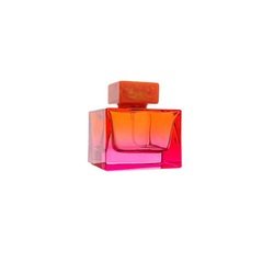 New square transparent perfume bottle 50ml 100ml empty perfume glass bottle