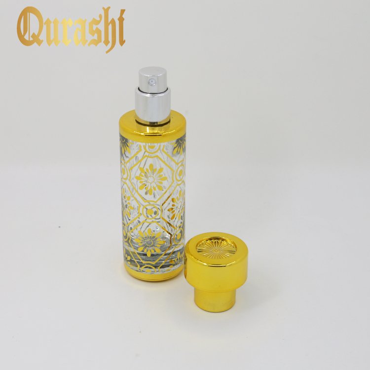 30ml Portable Travel Bottle Fancy Perfume Glass Bottle For Cosmetics Liquid Packaging with Spray Atomizer