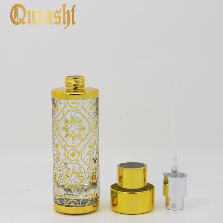 30ml Portable Travel Bottle Fancy Perfume Glass Bottle For Cosmetics Liquid Packaging with Spray Atomizer