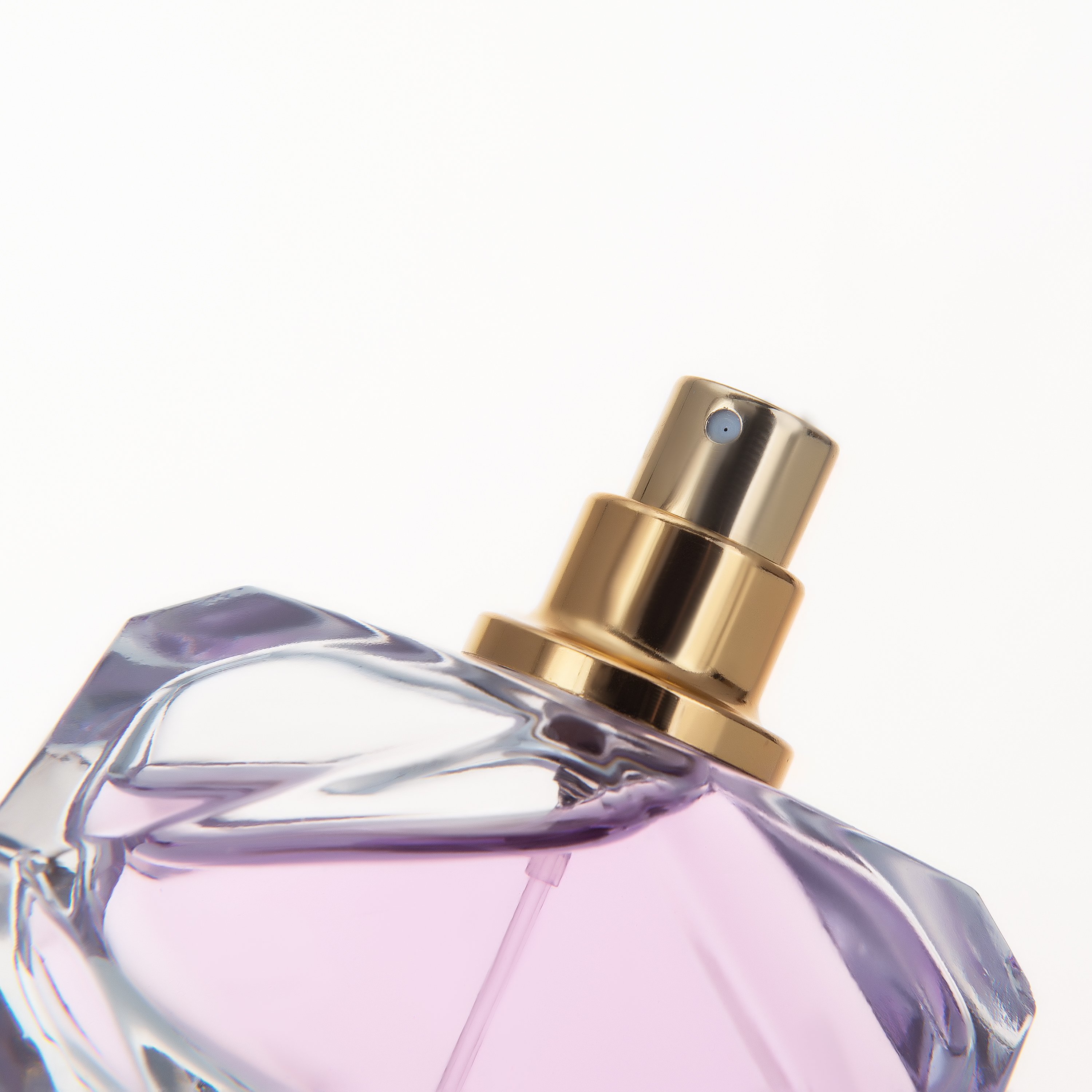 New arrival luxury small glass bottles special shape glass perfume spray bottle 30ml