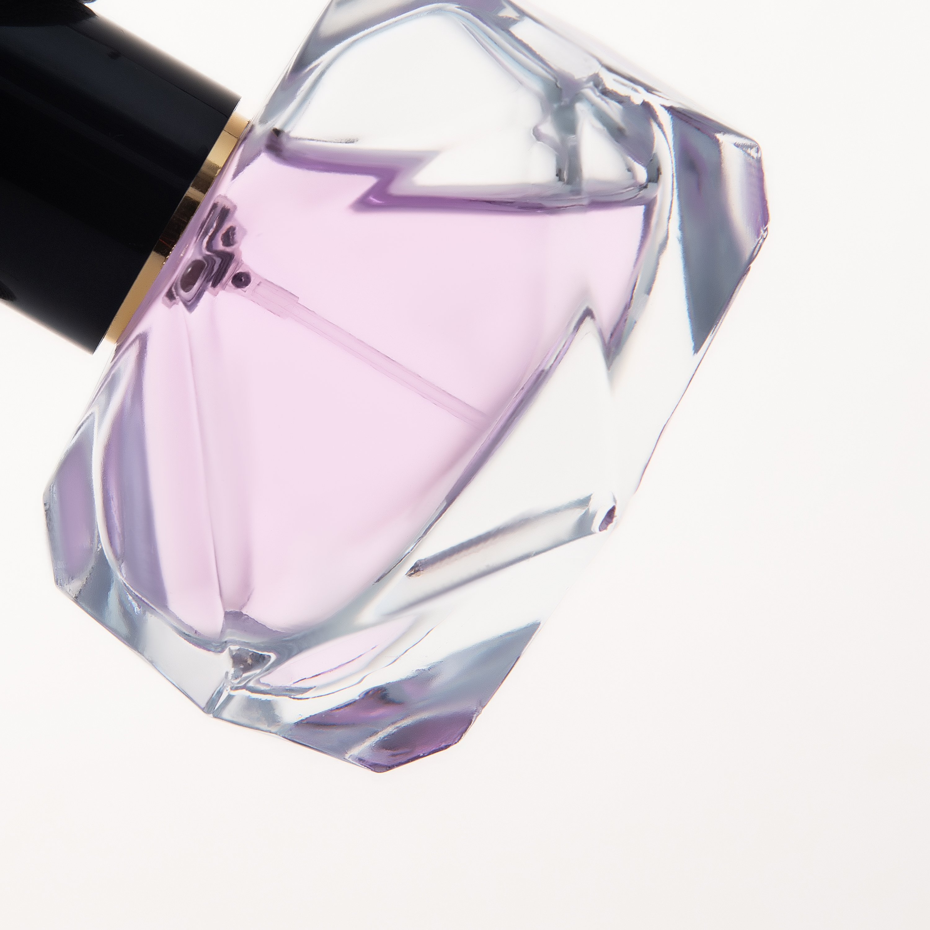 New arrival luxury small glass bottles special shape glass perfume spray bottle 30ml
