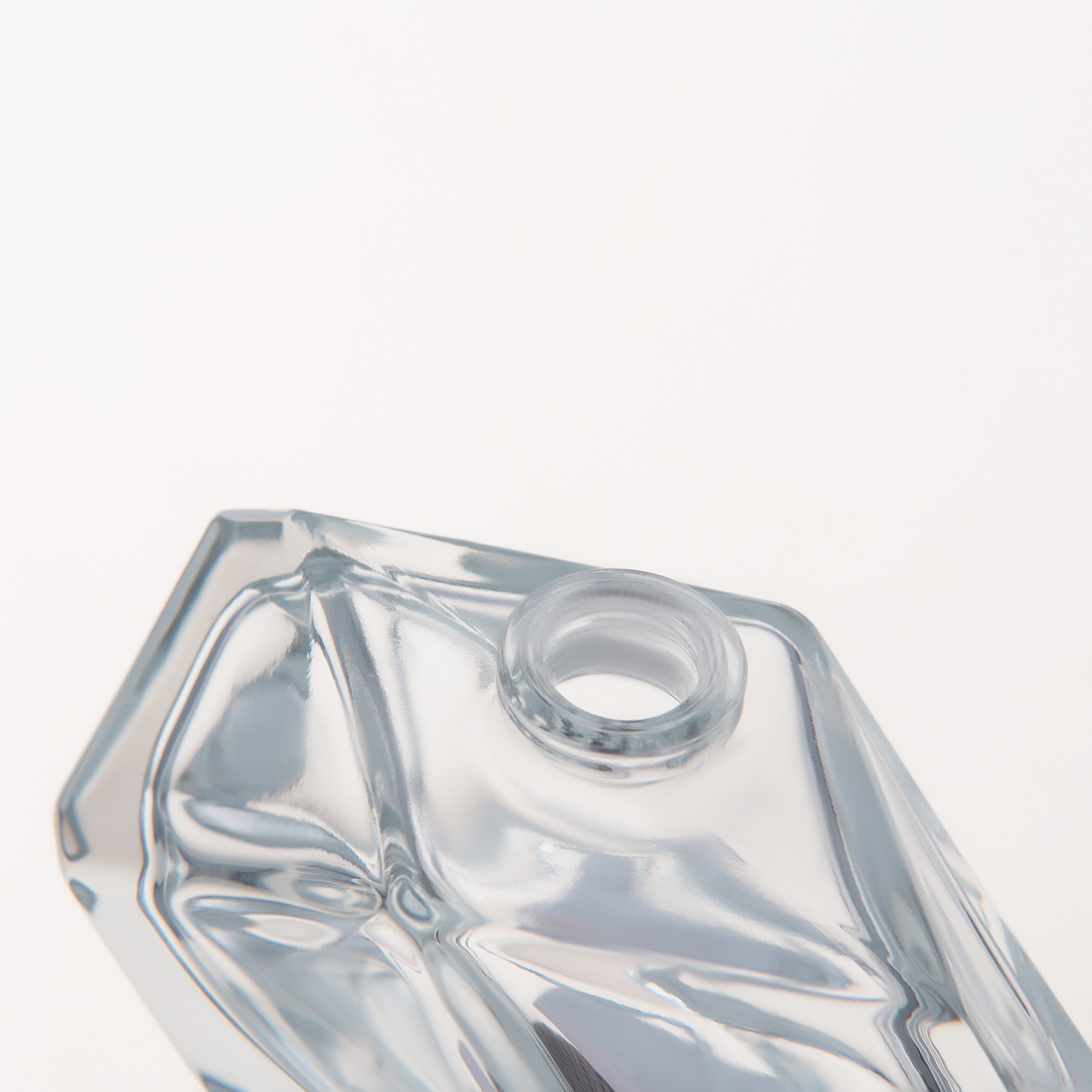 New arrival luxury small glass bottles special shape glass perfume spray bottle 30ml