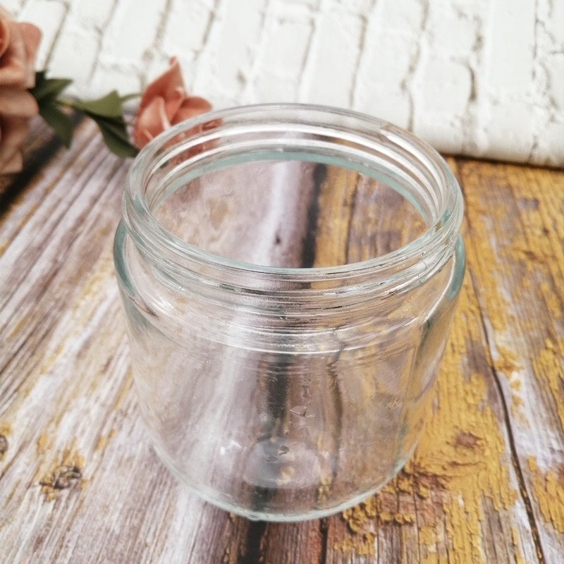 Capsule glass bottle airtight food storage canister containers jam bottle honey jar