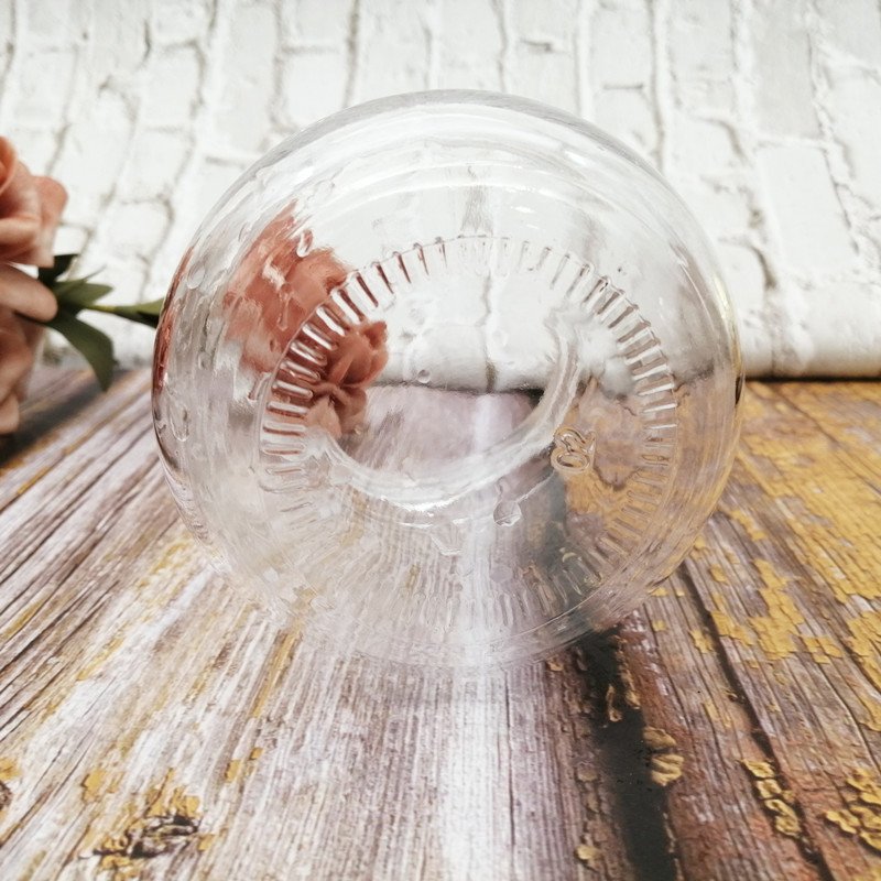 Capsule glass bottle airtight food storage canister containers jam bottle honey jar