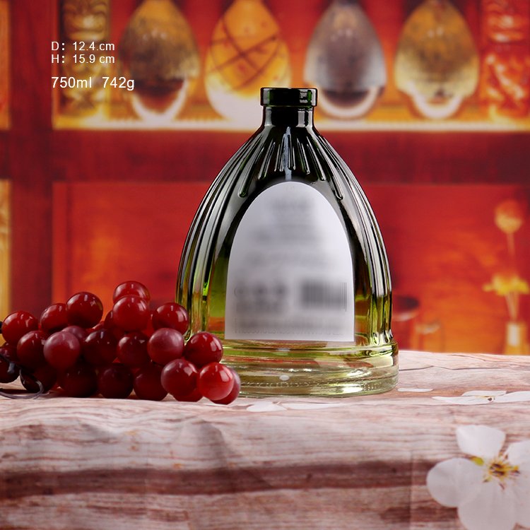 500ml 750ml Empty Glass Wine Bottle Whiskey Vodka Gin Beverages Glass Liquor Bottle