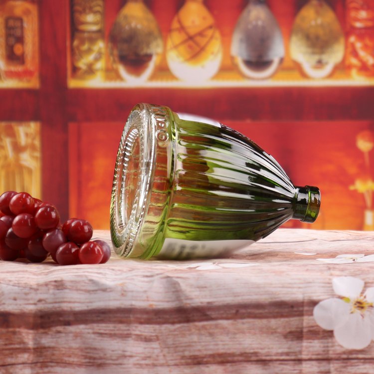 500ml 750ml Empty Glass Wine Bottle Whiskey Vodka Gin Beverages Glass Liquor Bottle