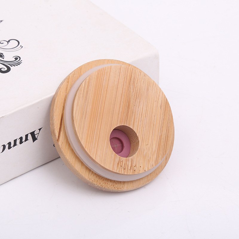 customized glass cups bamboo lid glass bottles fashion Silicone sleeve and straw water tumbler